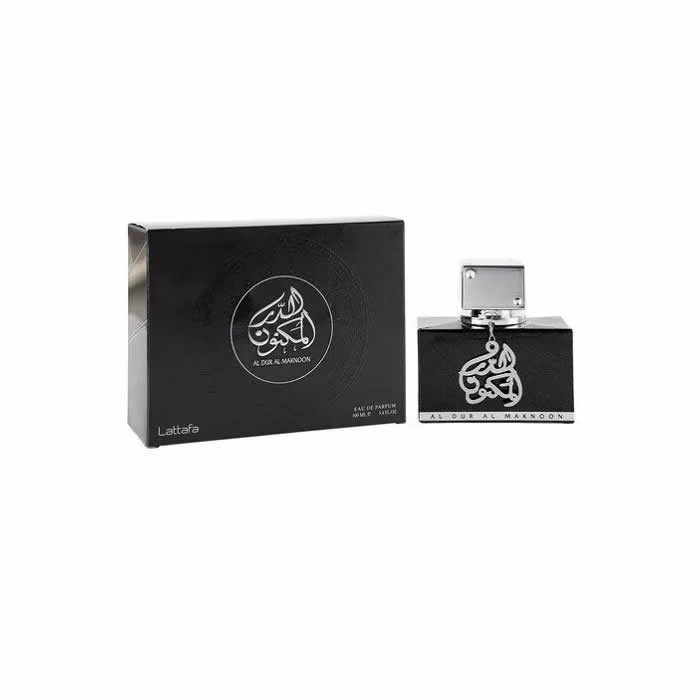 Lattafa Ambra/Argento Al Dur Al Maknoon Silver Edp 100 Ml - Immagine 2