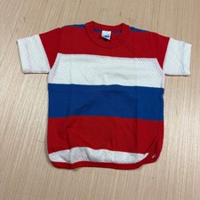 Vintage 80s Toddler mesh T Shirt Top Rob Roy size 4 colorblock 70s made in usa