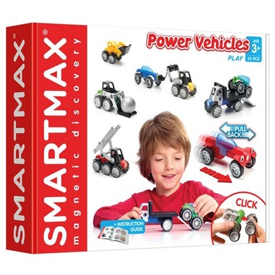 SmartMax Power Fahrzeuge - Magnetisch Mischen und Kombinieren Auto & Lkw