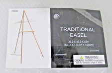 63" Tall Beechwood A-Frame Traditional Easel by Master's Touch
