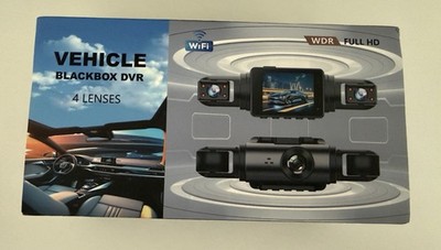 DVR Vehicle Black Box Full HD 1080 W7799, 4 Lens Wifi Dash CAM