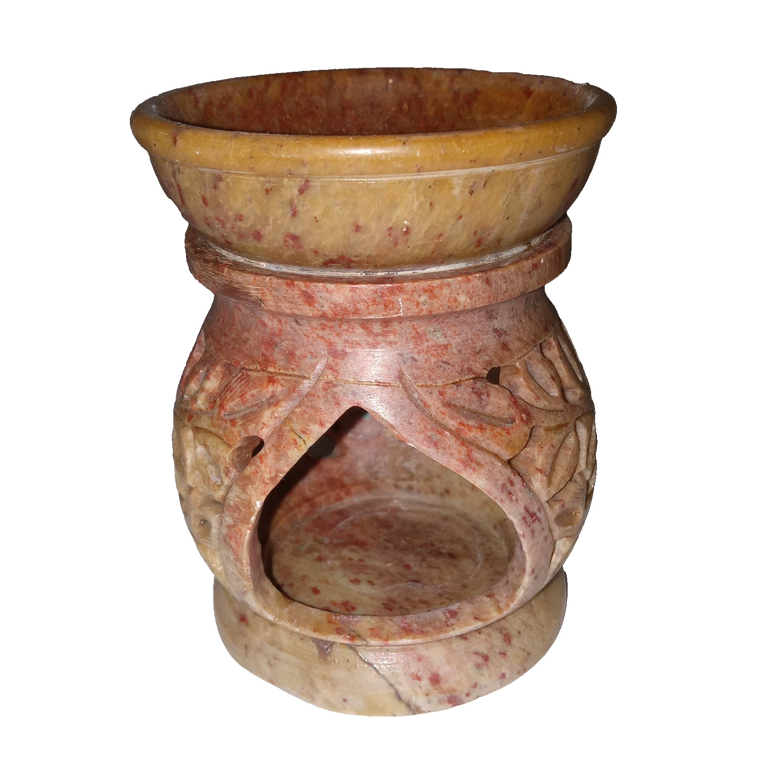 Soapstone Wax Melt Warmer Diffuser Oil Burner Tealight Candl