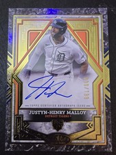 2025 Topps Tier One Justyn-Henry Malloy Base Auto Variation /199 #BA-JM