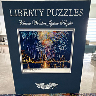 Rompecabezas de madera Liberty Classic City Celebration David Parker 475 piezas
