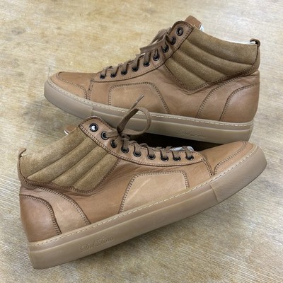 Del Toro Leather Boxing Sneakers High Top Lace Up Chukka Shoes Men s Size 12