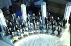 Vintage 1960s Marx 37 Color Presidents Figures with Stand