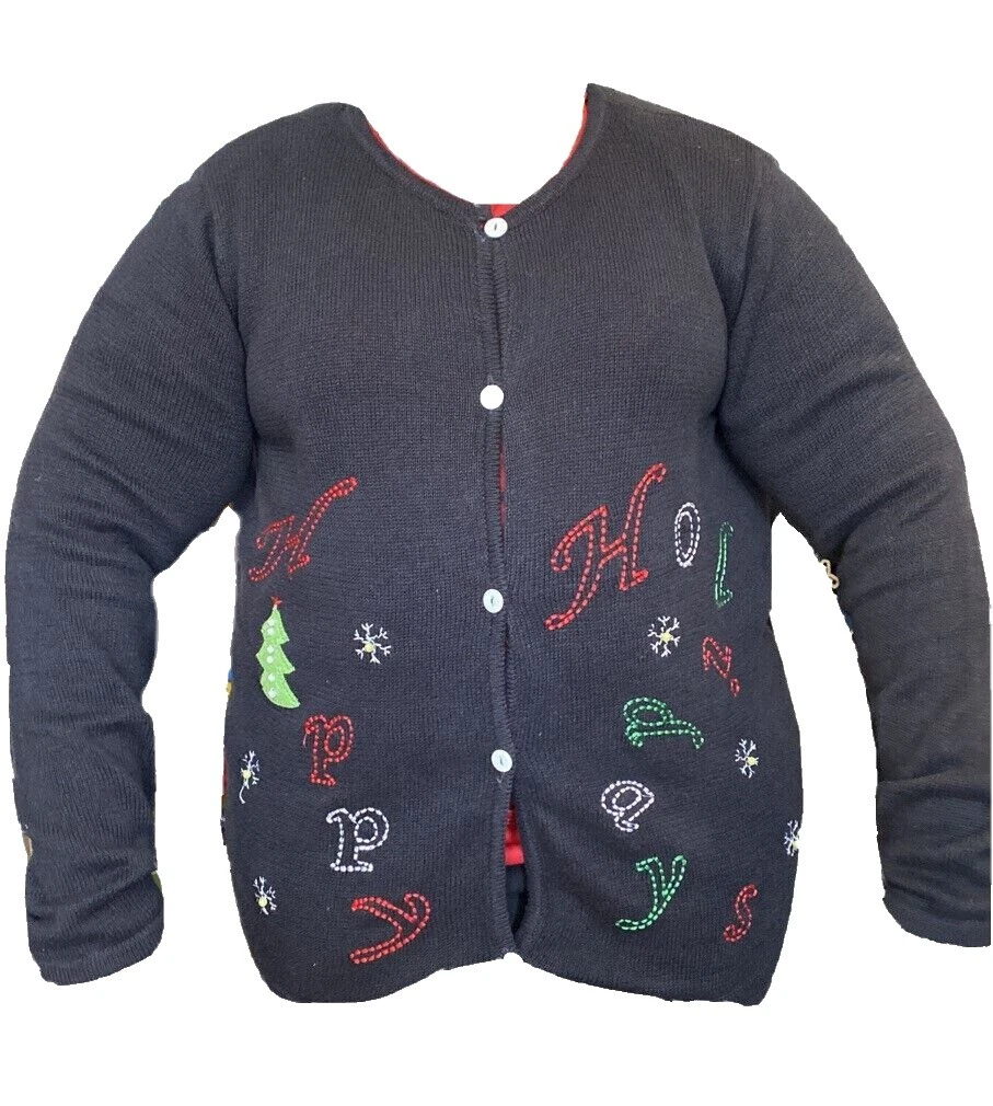 Cardigan Christmas Plus Size Sweaters for Women