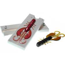 Crazy Legs Chigger Craw Mold DIY Lure 4.3"