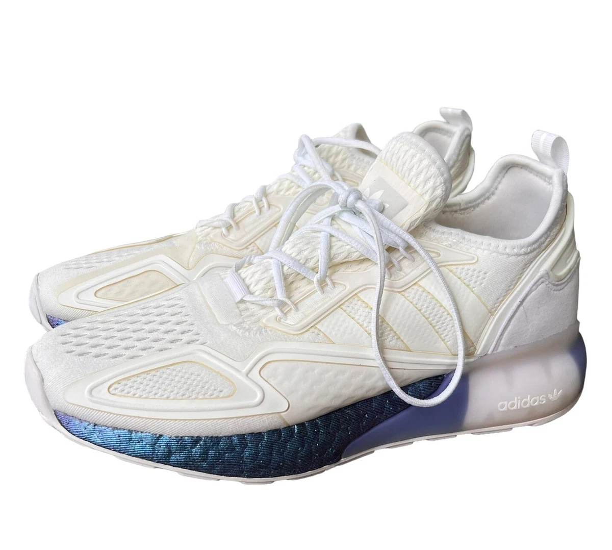 Las mejores ofertas en adidas ZX 2K Boost White Boost Blue Violet