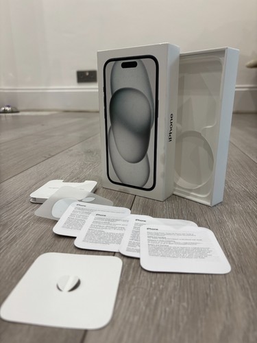 Apple iPhone 15 Box Only + Manuals