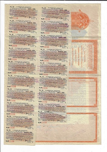 NEW YORK 1925 79 Madison Ave Corporation Bond Stock Certificate - Picture 3 of 3