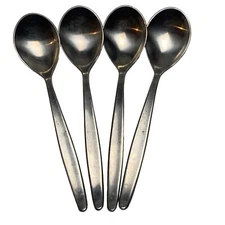 WMF Gromargan stainless steel 4.5" spoons MCM Made in Germany childs?