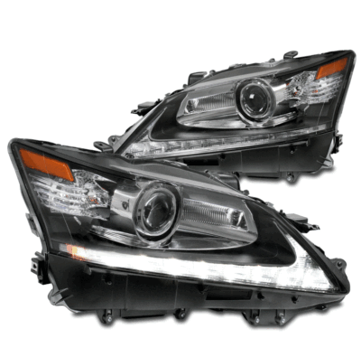 For 13-15 Lexus GS350 GS450h HID non-AFS LED DRL Projector