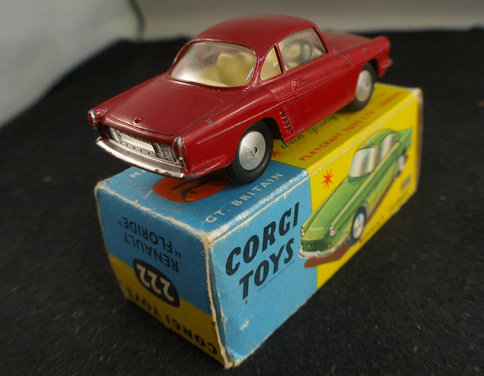 Corgi GB 222 Renault Floride Raramente Giocato In Scatola 1964 RARO - Immagine 4 di 4