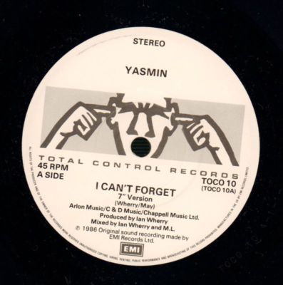 Yasmin(7'' Vinyl)I Can't Forget/ Life Surrounds Me-EMI-TOCO 10-UK-1986-VG/NM