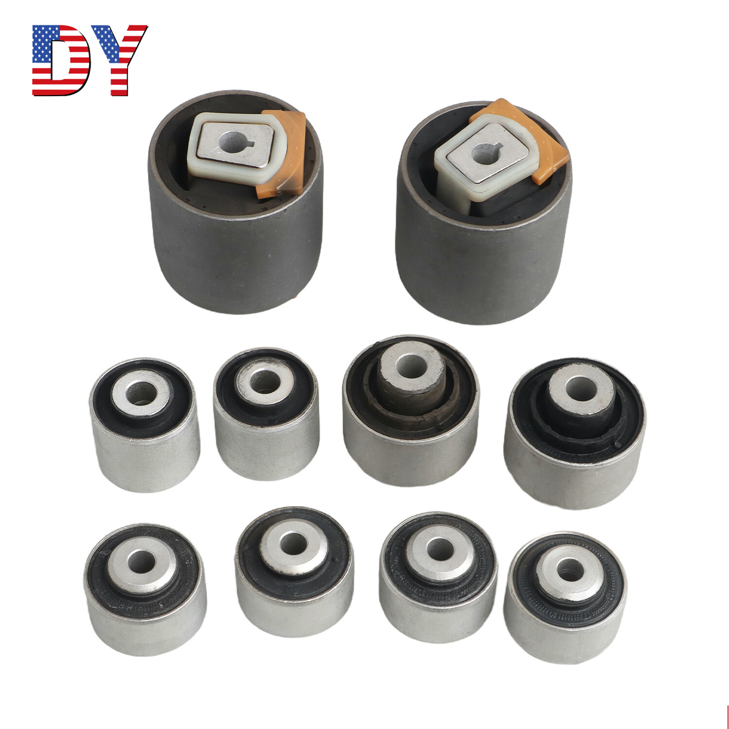 Upper & Lower Control Arm Bushing Kit for 2004-2019 Bentley GTC GT Flying Spur
