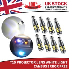 FOR VW GOLF MK7 13-20 LED XENON BRIGHT WHITE REVERSE LIGHT BULBS ERROR FREE T15