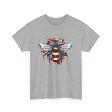 Bee T-Shirt | Save the Bees Shirt | Honeybee Tee | American Flag Bee Shirt