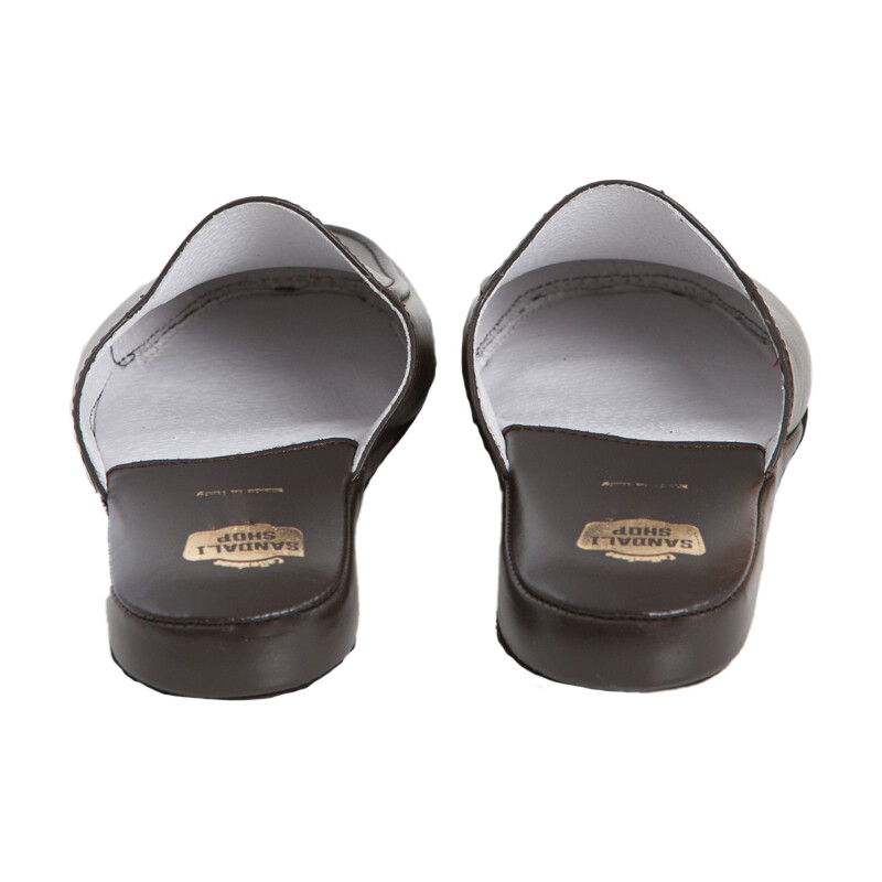 Ciabatte Mare Uomo Pantofole In Pelle Naturale Per Uomo Fatte A