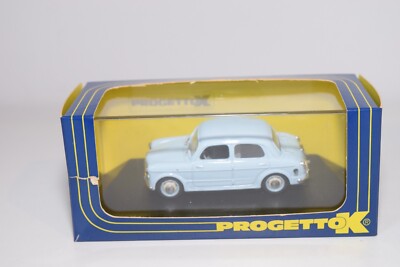 Miniature Progetto K 1/43 – Fiat 1100 103 E 1953 – Bleue – Très Bon état