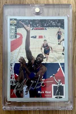 Mark West #79 Suns Silver Card SIGNATURE NBA Basketball 1994 Upper Deck