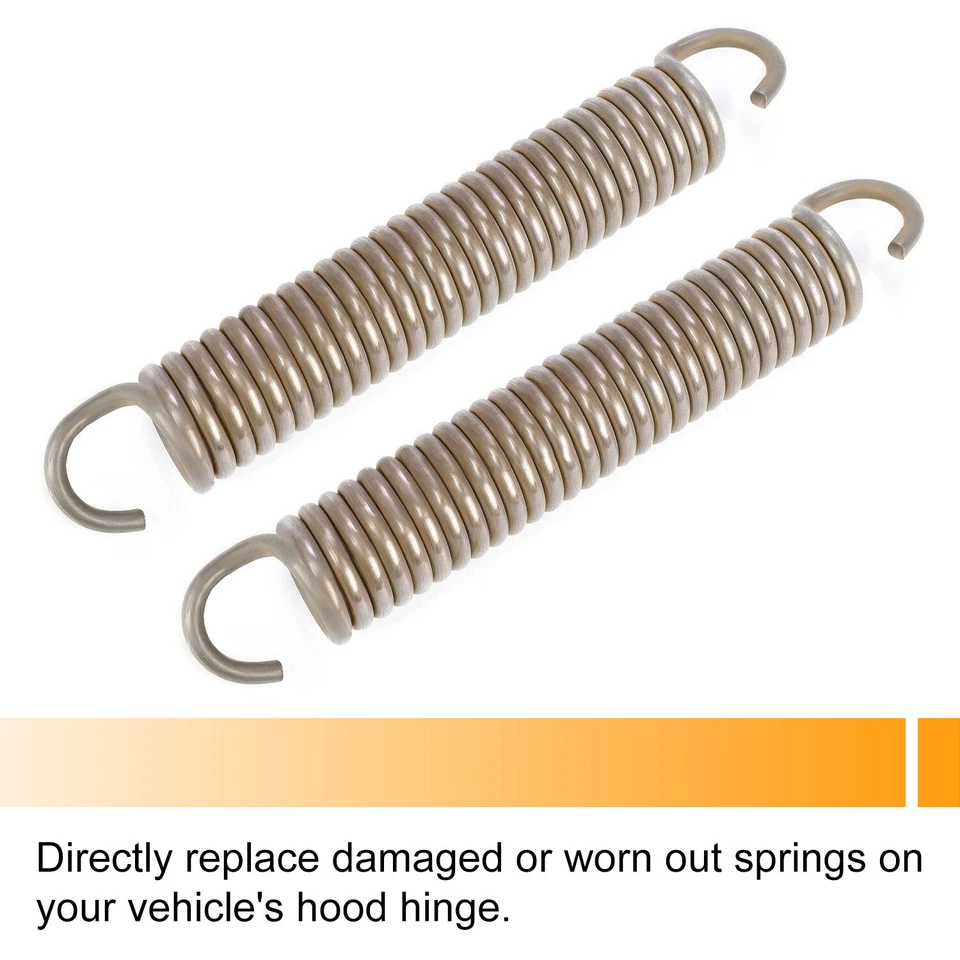 Juego de 2 resortes bisagra de capó de acero para Chevy Camaro Chevelle Nova Impala 1966 1967 Foto 4 de 4