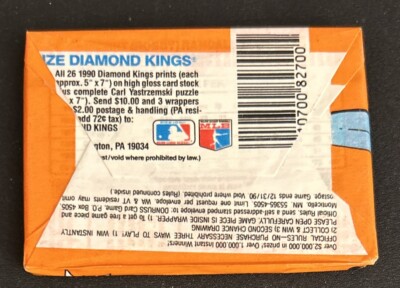 1990 Donruss Baseball Card Wax Pack Robby Thompson Giants 2B Showing On Back