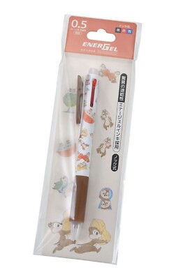 Energel 0,5 mm 3 Farben Gel Tinte Kugelschreiber Chip und Dale