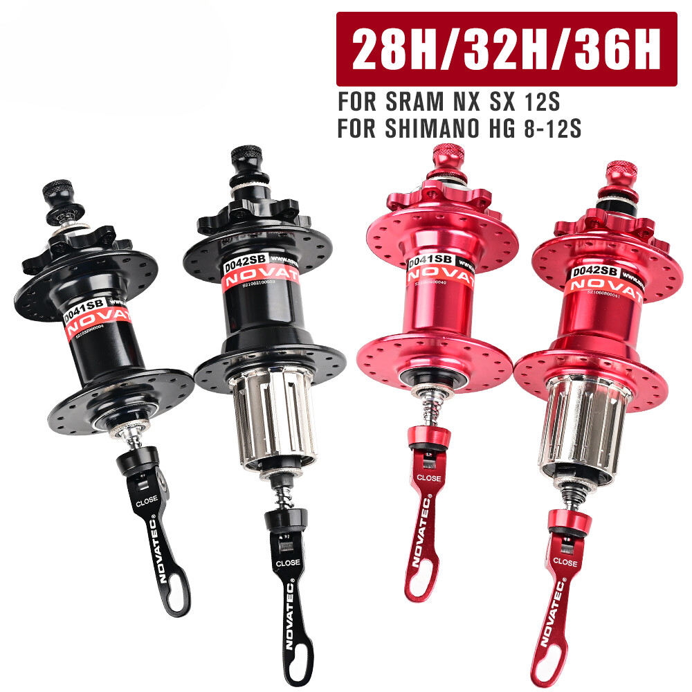 Novatec D041SB/D042SB MTB Quick Release Hubs BOOST 110x15/148x12mm