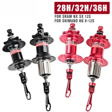 Novatec D041SB/D042SB MTB Quick Release Hubs BOOST 110x15/148x12mm Hub 28/32/36H