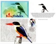Singapore 2018 Kingfisher Greeting Card Cancelled