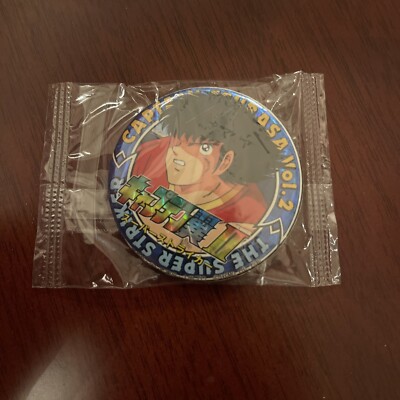 New Captain Tsubasa Vol 2 The Super Striker Can Badge Pins JAPAN ANIME MANGA
