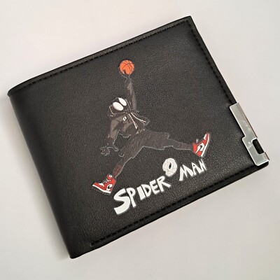 New Marvel Comics Black Faux Leather Bi-Fold Wallet Premier Quality