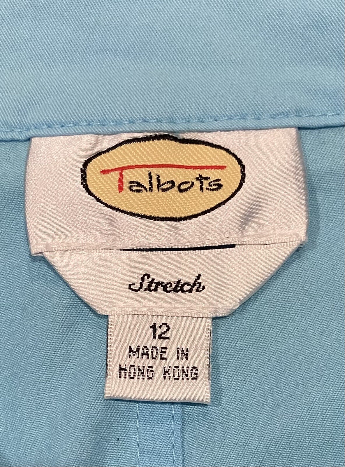 Talbots Women's Button Front Blue Jacket Size 12 … - image 4