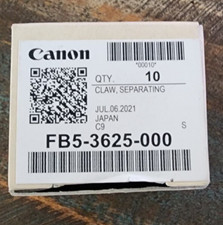 Genuine Canon FB5-3625-000 Upper Fuser Picker Finger-- Pack of 10.