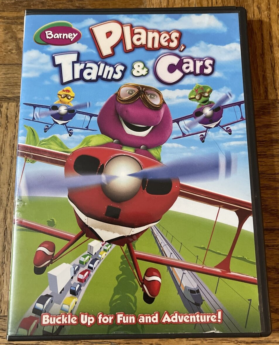 Barney Planes Trains And Cars DVD 884487112353| eBay
