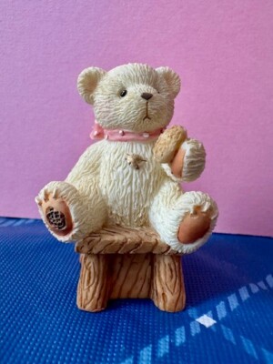 Cherished Teddies: Tiny Treasured Teddies Bear in Chair Figurine #104858