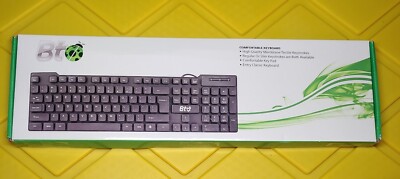BT Keyboard Wired For Computer New In Box Entry Classic Comfortable High Quality