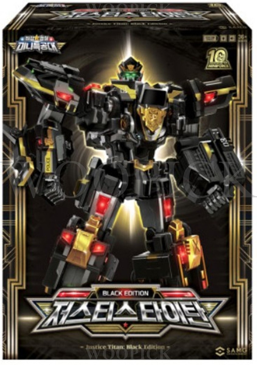 Miniforce Super Cops JUSTICE TITAN Black Limited Ver