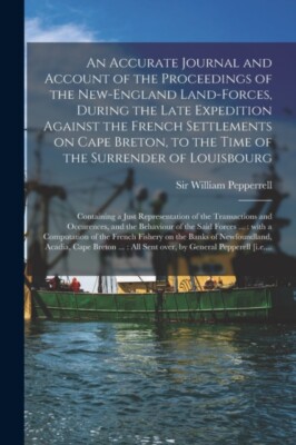 Pepperrell - An Accurate Journal and Account of the Proceedings of the - X555z