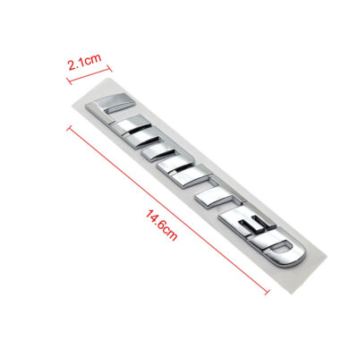 Black Limited Edition Car Badge Glossy Metal 3D Logo Emblem Auto Sticker Decal E - Foto 7