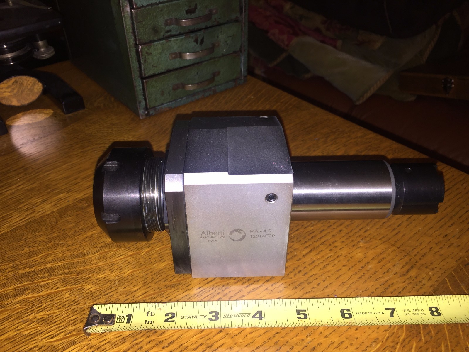 Alberti Saronno Italy MA4.5 Milling Head Straight Tool 12914C20 LIVE