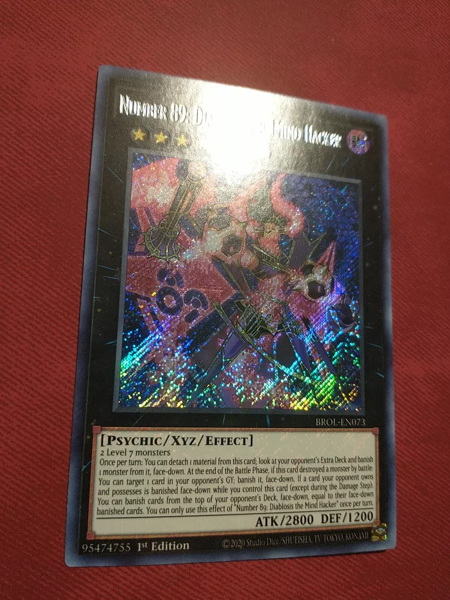 Number 89: Diablosis the Mind Hacker SECRET RARE YuGiOh BROL-EN073 Brothers