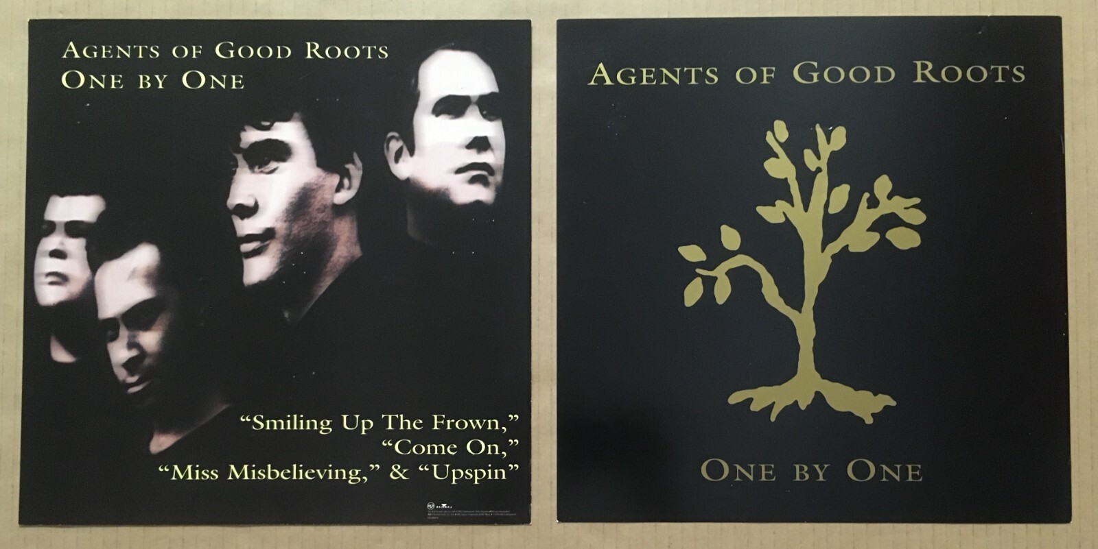 AGENTS OF GOOD ROOTS Rare 1998 DOUBLE SIDED PROMO POSTER FLAT for One CD 12x12