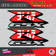 Calcomanías adhesivas GSXR 600 GSXR 750 1000 logotipo emblema gráficos x2 Yoshi