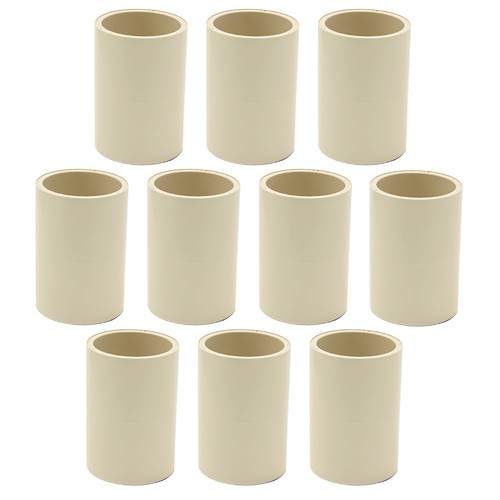 SUPPLYGIANT 10pcs CPVC Slip Coupling Socket x Socket Plumbing Fitting