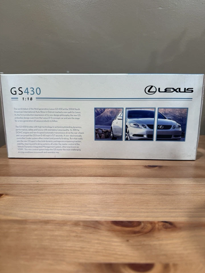 AUTOART “Lexus GS 430” SILVER, LIMITED DEALER EDITION. NEW, 1:18 SCALE. - Image 2 of 3