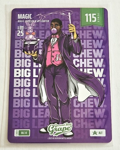 2025 Bo Jackson Battle Arena NSCC MAGIC Big League Chew Grape BLC-8