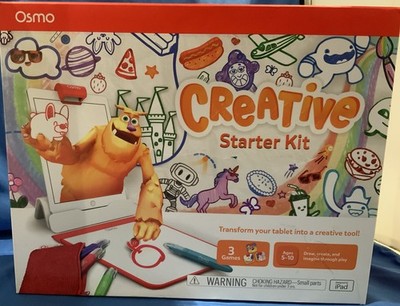 Osmo Creative Starter Kit iPad Ages 5-10 Educational Learning Games w/ Osmo Base