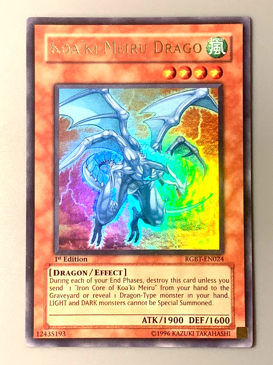 yugioh Koa'ki Meiru Drago RGBT-EN024 North America 1st Ed Ultra Rare near  mint